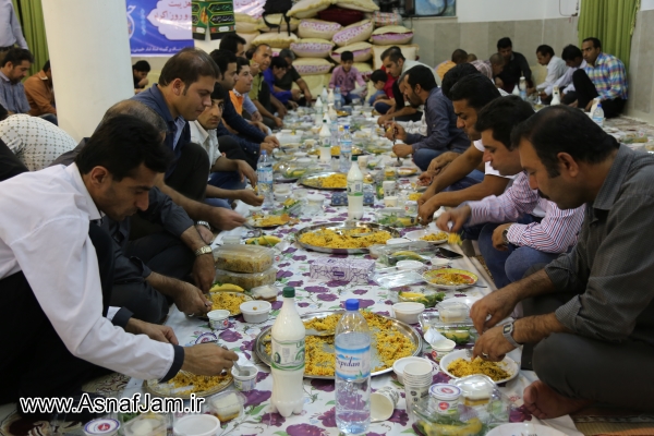 تصاویر: ضیافت افطاری اتاق اصناف جم به مناسبت ولادت امام حسن مجتبی(ع)، روز اصناف و روز اکرام