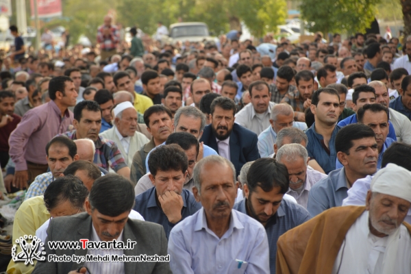 نماز عید سعید فطر با حضور گسترده اصناف در جم برگزار شد+تصاویر